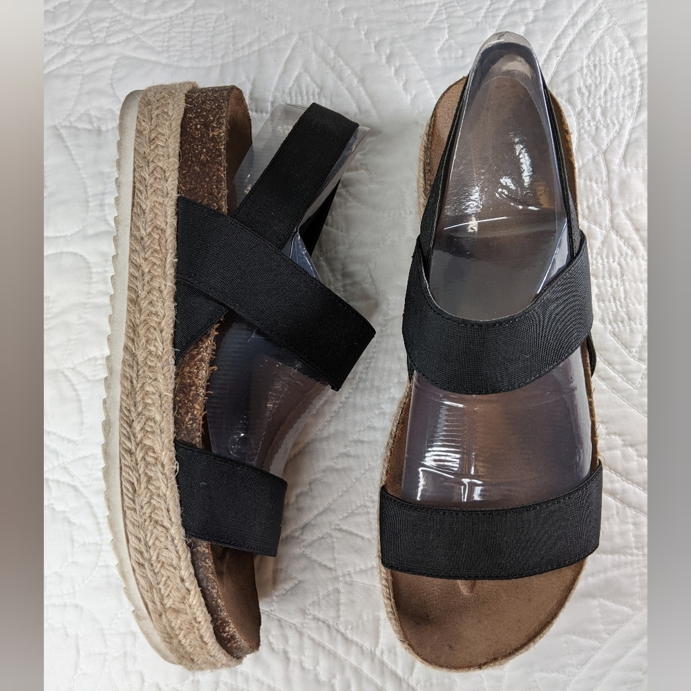 Black Espadrille Sandals
